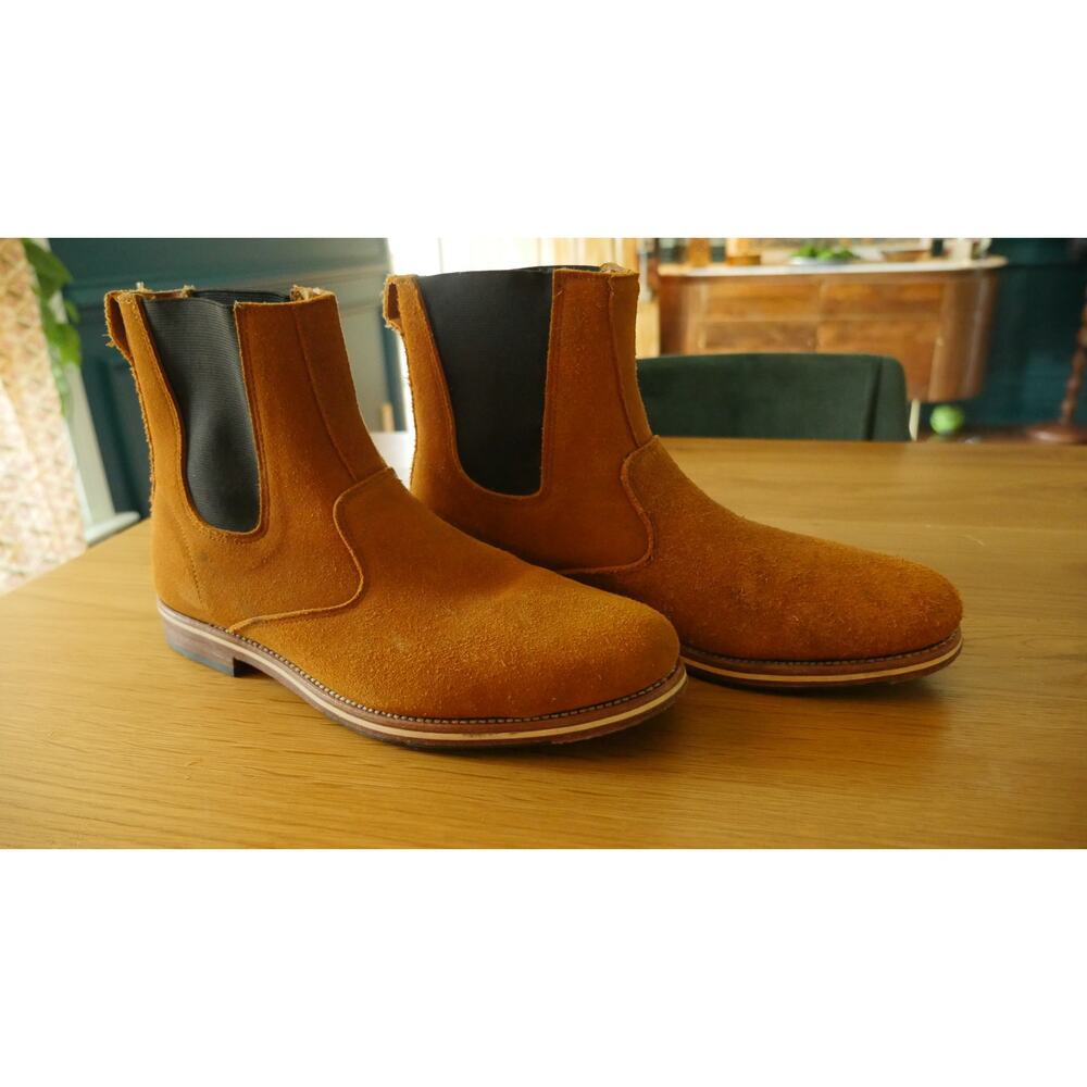Mens 12 D USA Helm Riley Chelsea Boots (Rancourt Made) - Picture 2 of 14